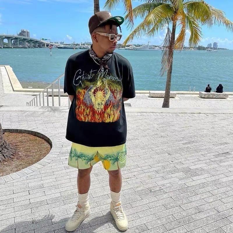 S-int- M-ich-ael &amp; - Áo Thun Tay Ngắn in Hình Jesus vinta Xu Hướng Thời Trang Đường Phố Mới Nhất Cho Nam Và Nữ Hzdrjrtxfsegd