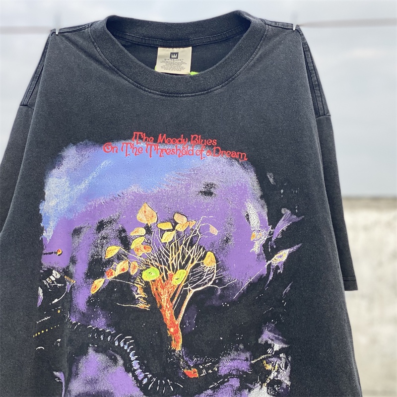 Tâm Trạng - blues - Travis- Scot &amp; - Áo Thun Ngắn Tay Thời Trang Đường Phố Cao Cấp Mới Nhất Cho Nam Và Nữ Giống nhưhrwegfsdx