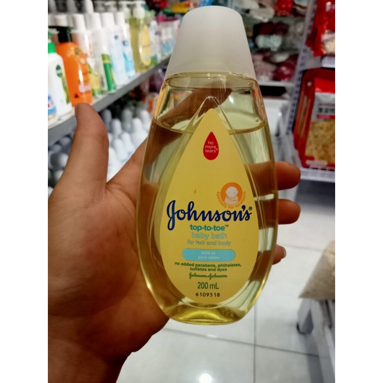 Sữa Tắm Gội Toàn Thân Johnson 2In1 200Ml Không Cay Mắt Bé
