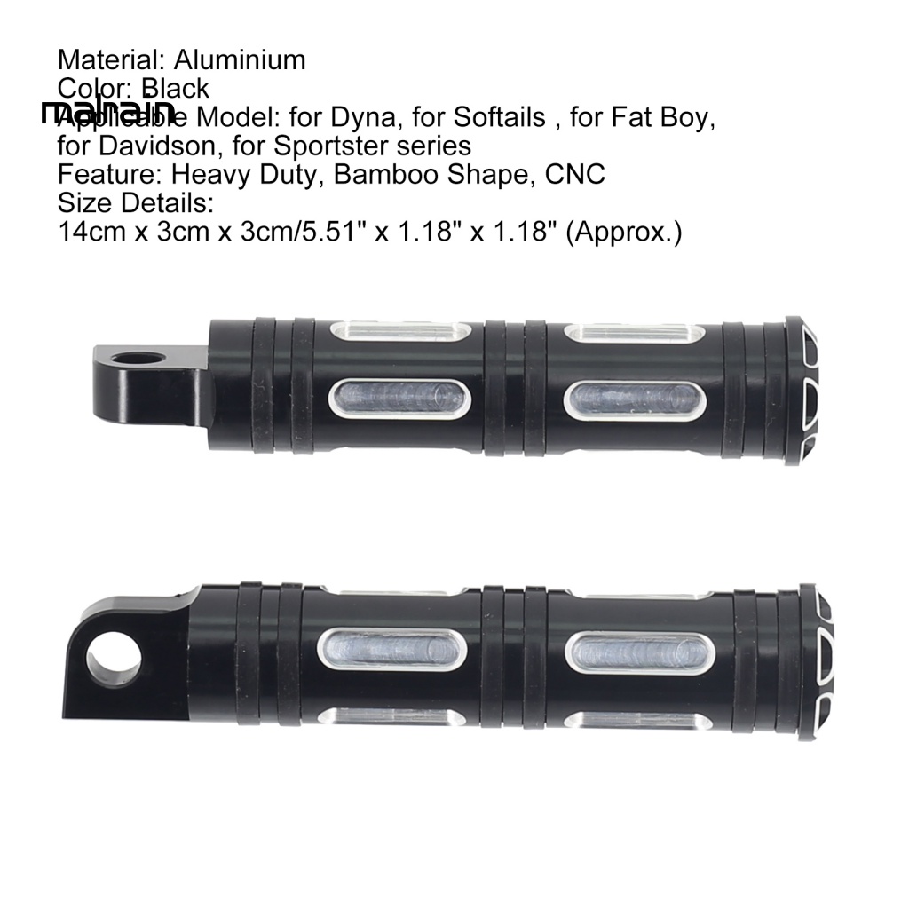 Bộ 2 Bàn Đạp Xe Máy Chống Mòn Chắc Chắn Cho Dyna / Softails