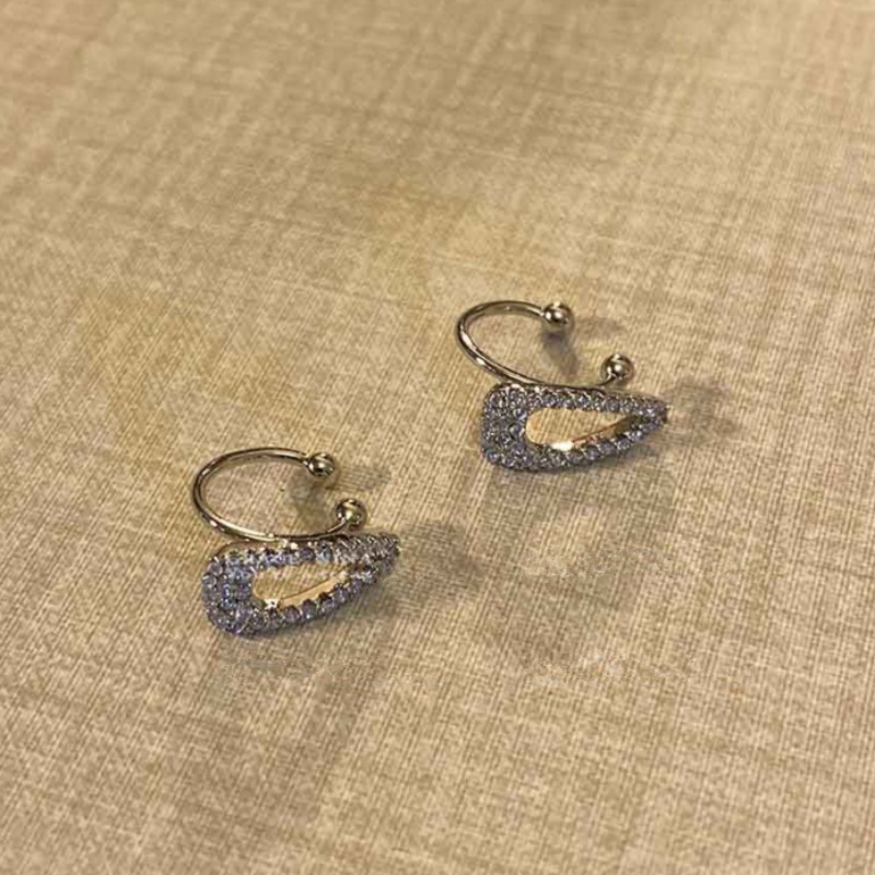 We Flower 1 Bông Tai Bạc s925 Đính Đá Zircon Lấp Lánh Phong Cách Hàn Quốc Sang Trọng Dành Cho Nữ