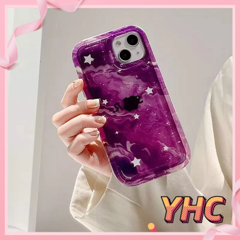 Ốp lưng iPhone Ngôi sao màu tím mơ ước rendering vỏ thạch TPU dày Cho iPhone 6 / 6S / 6splus / se / 7 / 7plus / 8 / 8plus / X / xs / xsmax / 11 / 12 / 13 / 14 / Plus / pro / pro max-707