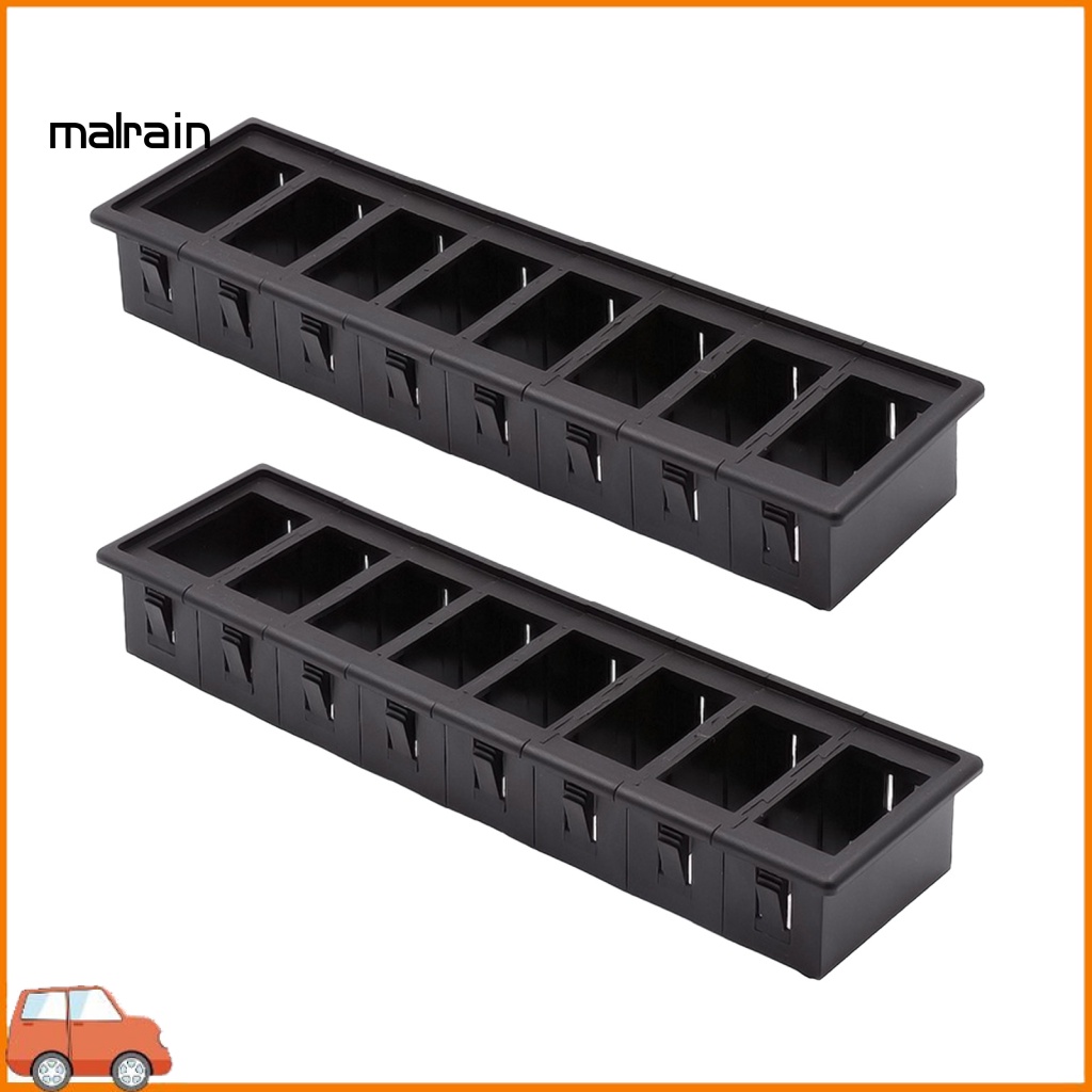 Giá Đỡ Công Tắc Đòn Bẩy Trọng Lượng Nhẹ Cho Yachts RVs 8-Gang