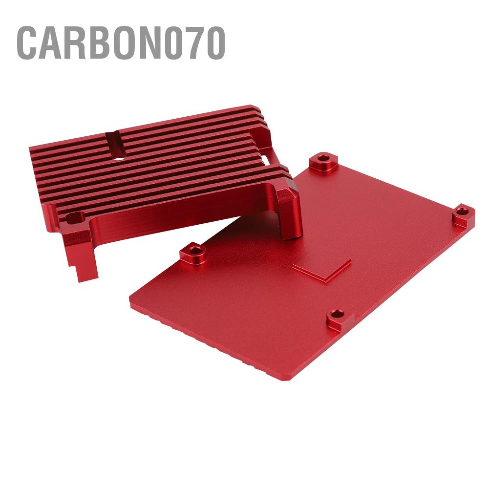 Carbon070 Vỏ hợp kim nhôm CNC có khe cắm bên ngoài cột nóng tích cho Raspberry Pi 4
