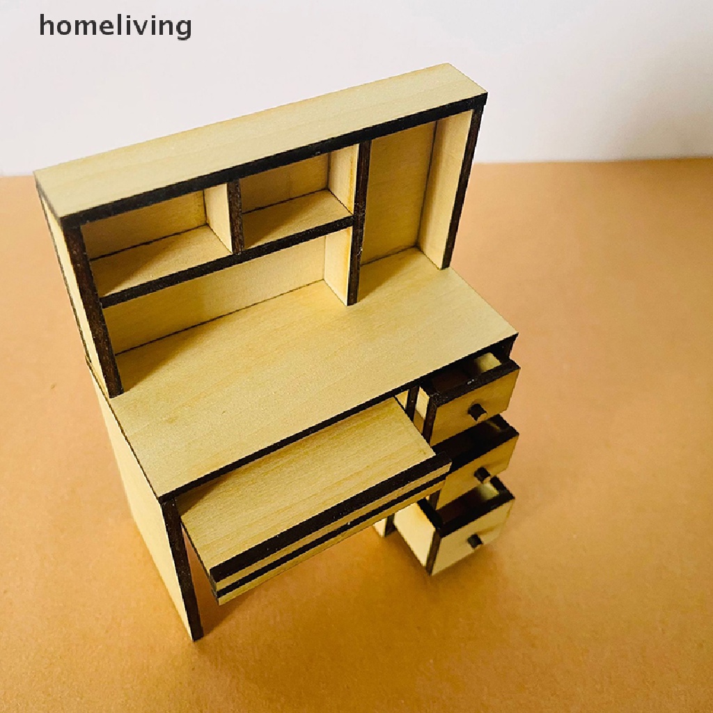 Kệ Sách Mini Tỉ Lệ 1 / 12 Trang Trí Nhà Búp Bê