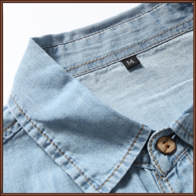 Áo Khoác Denim Dáng Ôm Thiết Kế Giản Dị Dễ Phối Đồ Dành Cho Nam