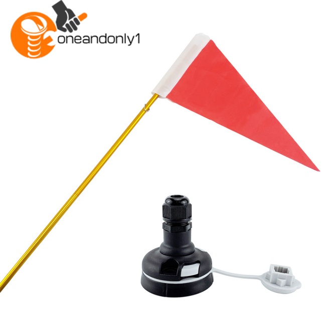 Bộ Cờ An Toàn Bằng Hợp Kim Nhôm Gọn Nhẹ Có Thể Gập Lại Kèm Đế Gắn Cho Thuyền Kayak / Ca Nô