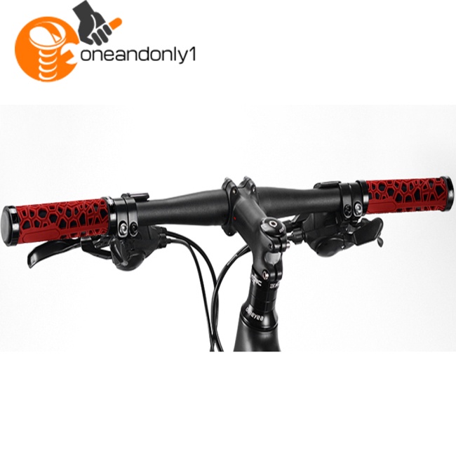 1 Cặp Vỏ Bọc Tay Lái Xe Đạp Leo Núi Bằng Cao Su Hai Mặt Chống Sốc