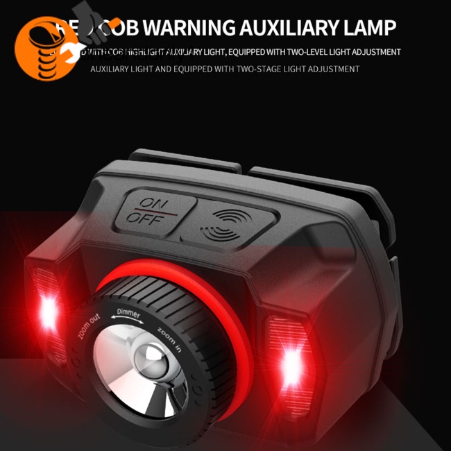 Đèn Pha Led Usb Cảm Ứng Mạnh Mẽ Có Thể Sạc Lại