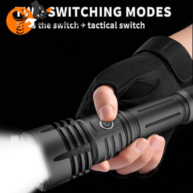 Đèn Pin Led Cầm Tay Sạc Usb Siêu Sáng Dùng Khi Đi Cắm Trại