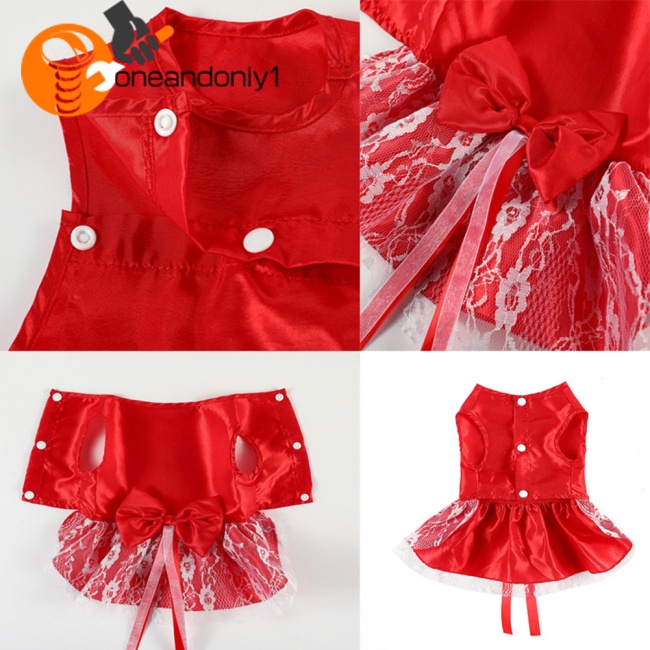 Đầm Công Chúa Đính Nơ Hóa Trang Cho Thú Cưng Cỡ Vừa / Nhỏ / Lớn