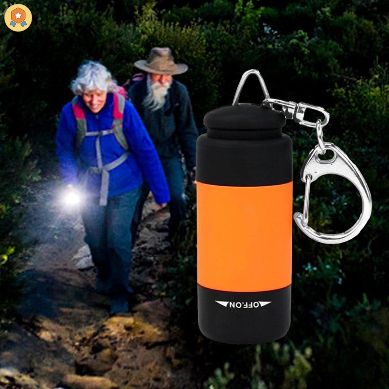 Móc Khóa Đèn Pin LED Mini Bỏ Túi Chống Thấm Nước HYJP2 Tiện Dụng