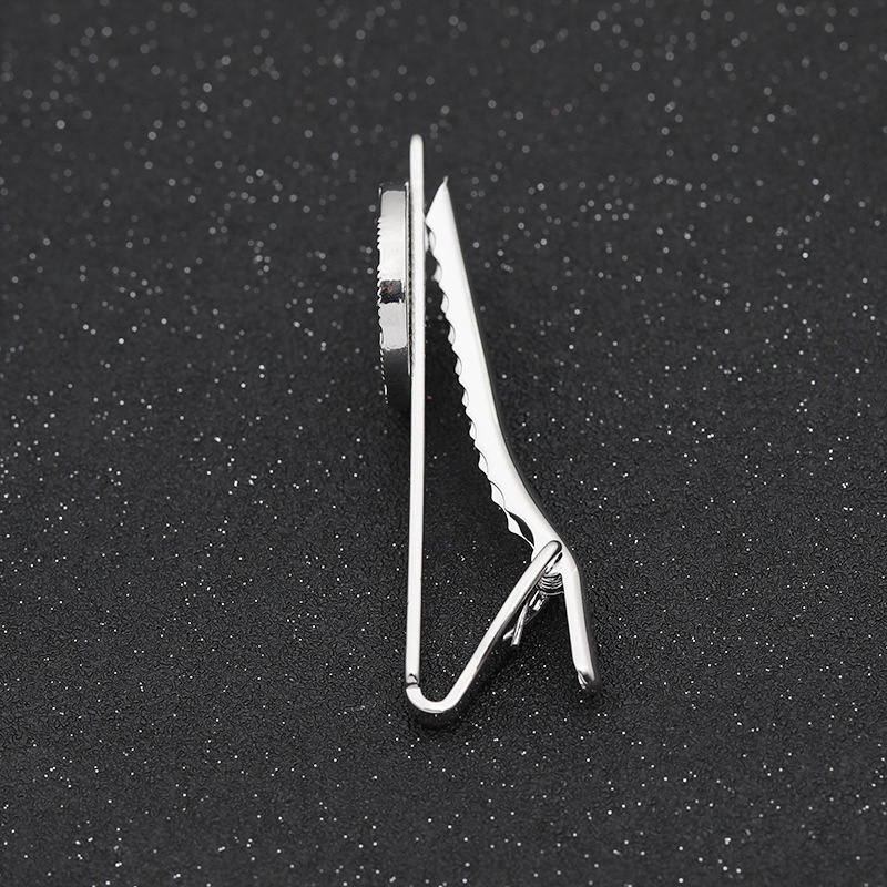 Kẹp Cà Vạt Họa Tiết Kẻ Sọc Thời Trang Cho Nam