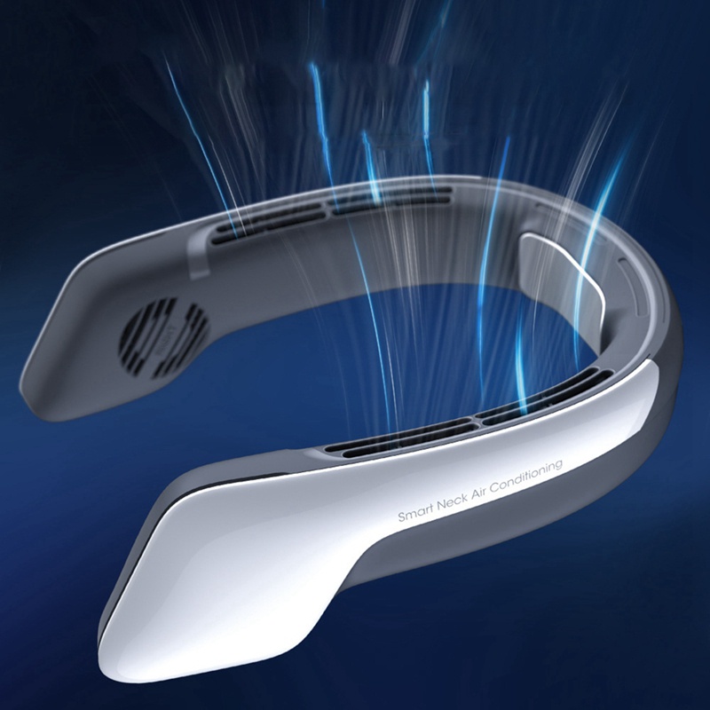 Quạt Đeo Cổ Không Cánh Sạc USB Tiện Dụng Cho Các Hoạt Động Thể Thao Ngoài Trời