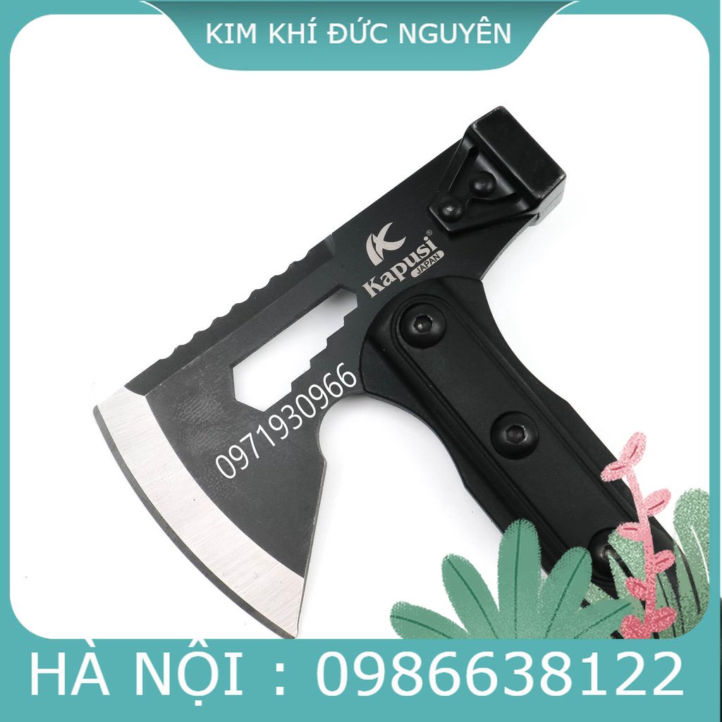 Búa rìu Kapusi K-9507 kích cỡ 370mm, rìu đa năng Nhật Bản chuyên dùng cho đi phượt