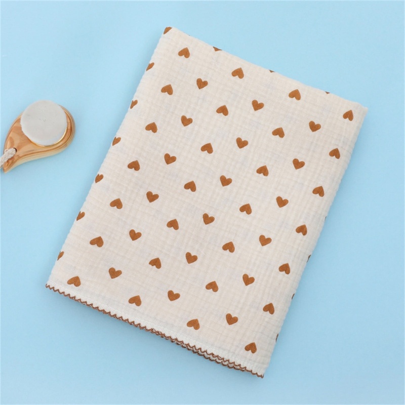 Chăn Quấn Em Bé Chất Liệu Muslin-Towel Thấm Hút Tốt