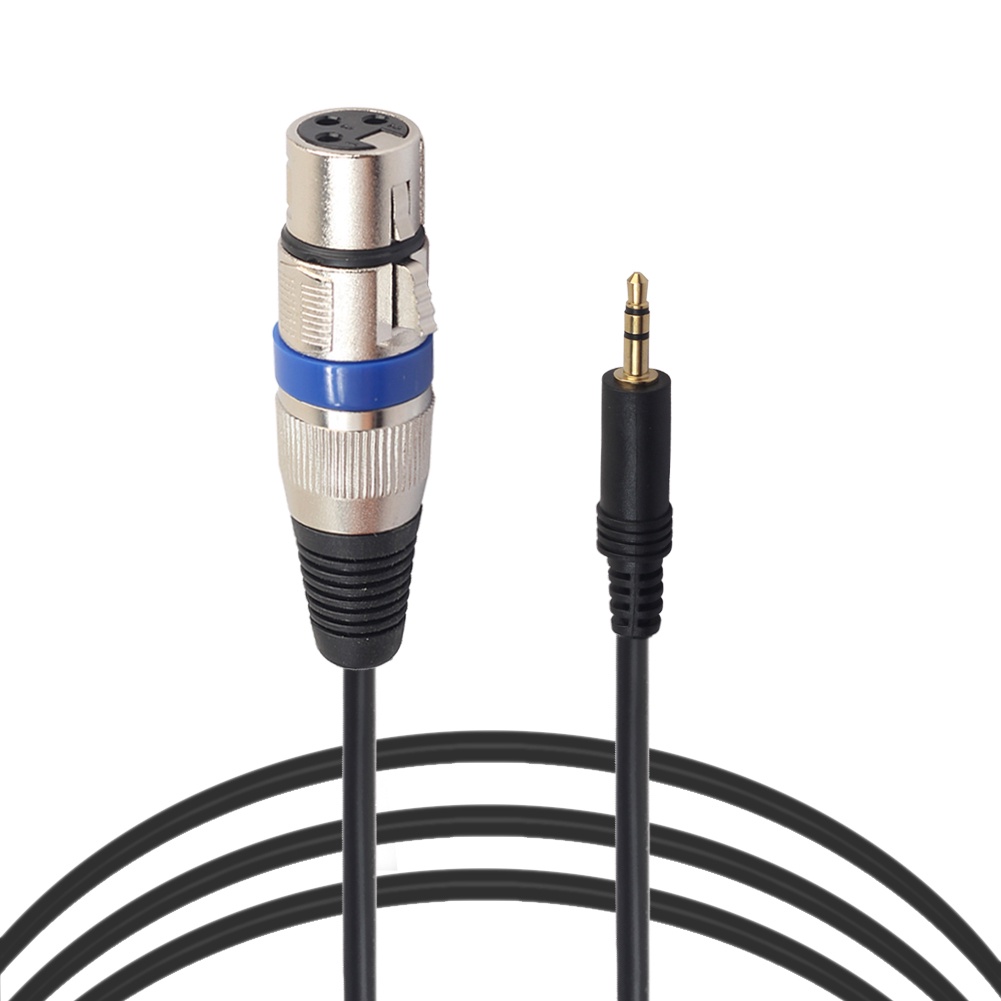 Dây Cáp Chuyển Đổi Âm Thanh XLR 3pin Female Sang 3.5mm TRS Male