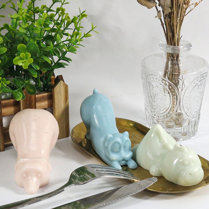 Khuôn Silicone Làm Bánh Hình Động Vật Dễ Thương
