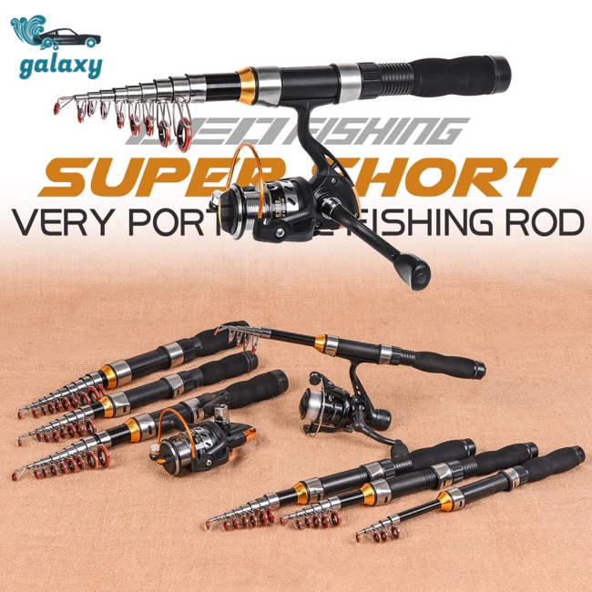 Galaxy Cần Câu Cá 1.0-2.3m Bằng Sợi Carbon Có Thể Thu Gọn