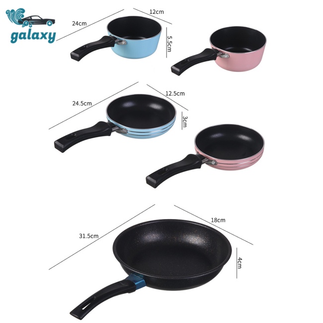Galaxy Chảo Chiên Chống Dính Chịu Nhiệt Cao Bằng Thép Không Gỉ