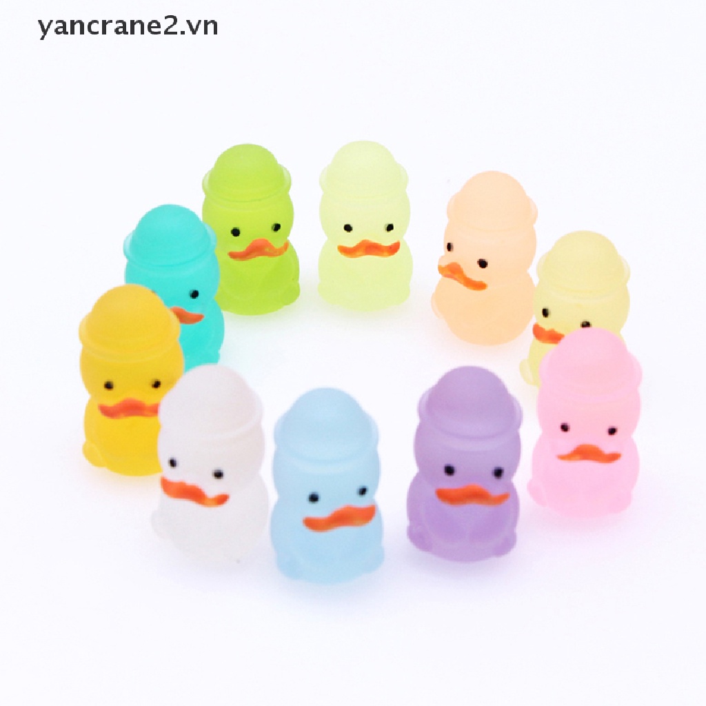 Búp Bê Vịt Hoạt Hình Phát Sáng Trong Bóng Tối Nhiều Màu Sắc Ngẫu Nhiên {yancrane2.vn} {YAN2}