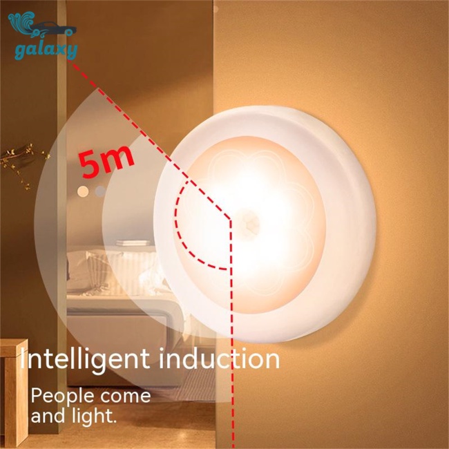 Galaxy Đèn Led Từ Tính 0.6w 35lm 120 Độ Cảm Biến Cơ Thể Người