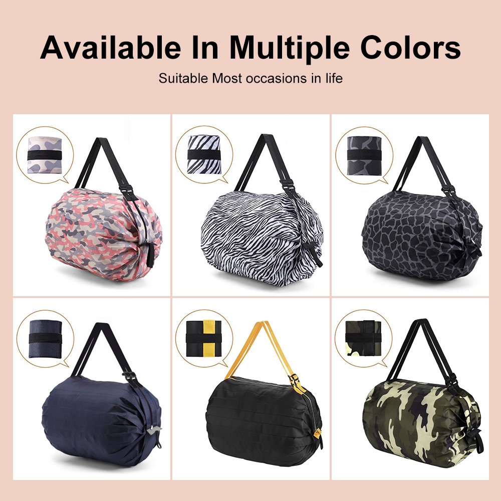 Túi vải Cỡ Lớn Chống Thấm Nước Có Thể Gấp Gọn Tiện Dụng Mang Theo Du Lịch / Mua timetunnel