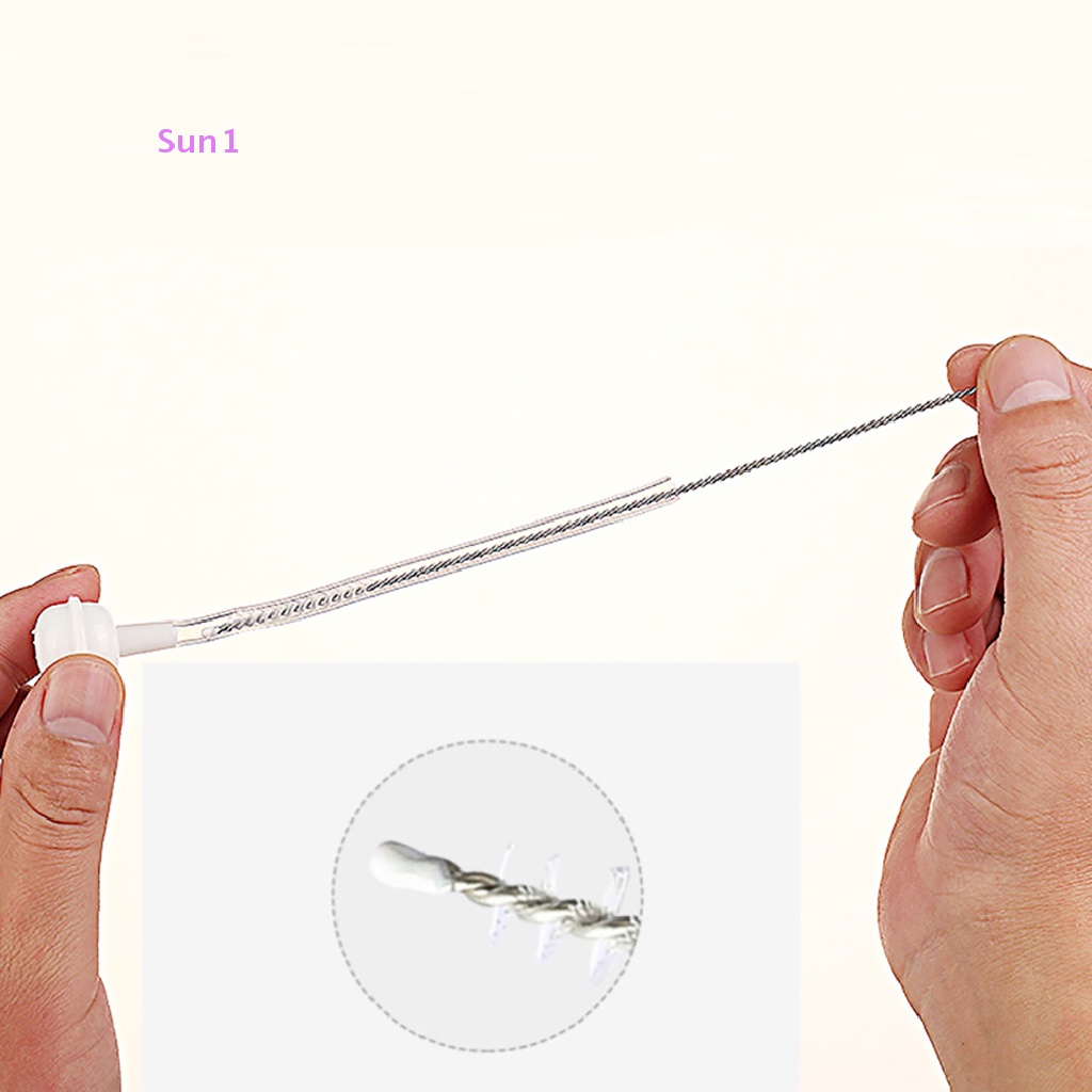 Sun1 &gt; Bàn Chải Chai Silicone 360° Bàn Chải Vệ Sinh Núm Vú Giả Xoay Được Tiện Dụng Cho Bé