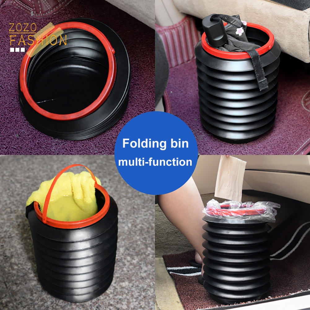 Thùng Đựng Rác Bằng Nhựa Thiết Kế Nhỏ Gọn Tiện Dụng Dùng Trong Câu Cá / Xe Hơi