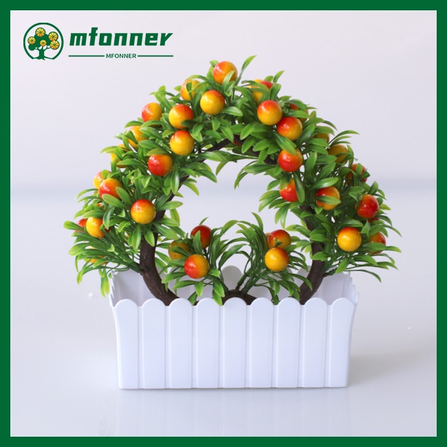 Chậu Cây Bonsai Giả Trang Trí Nhà Cửa / Văn Phòng