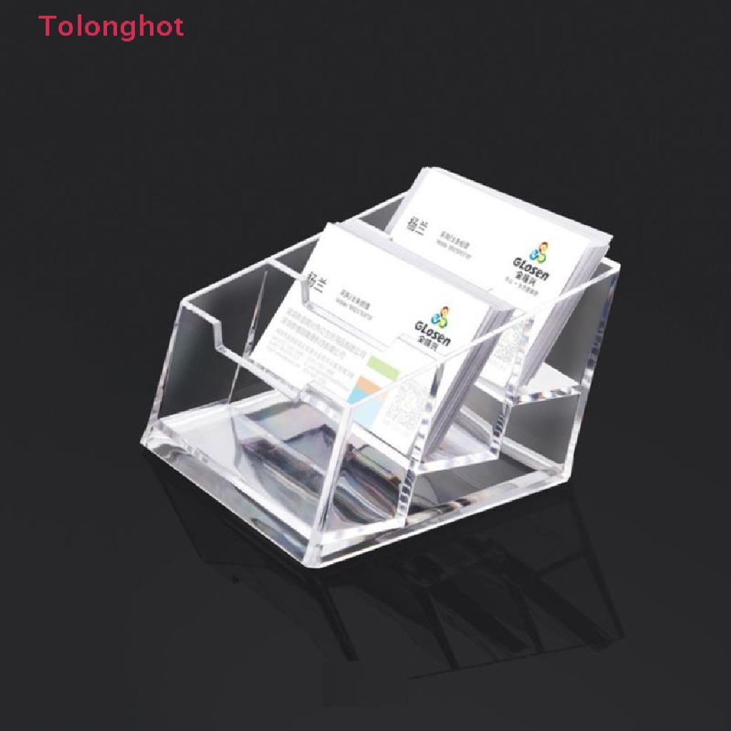 Giá Đỡ Danh Thiếp Bằng Nhựa acrylic Trong Suốt Để Bàn Tiện Dụng