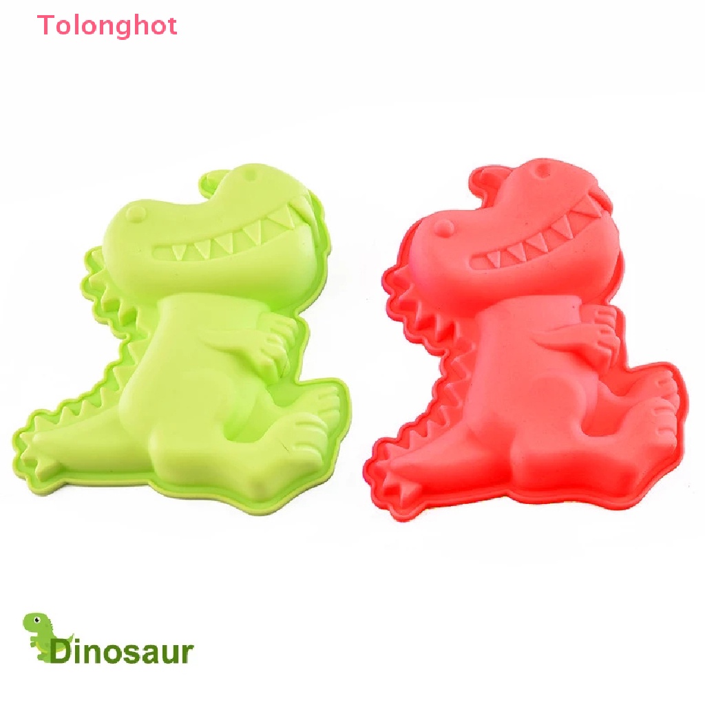 Khuôn Làm Bánh / Xà Phòng / Thạch Hình Khủng Long Bằng Silicone