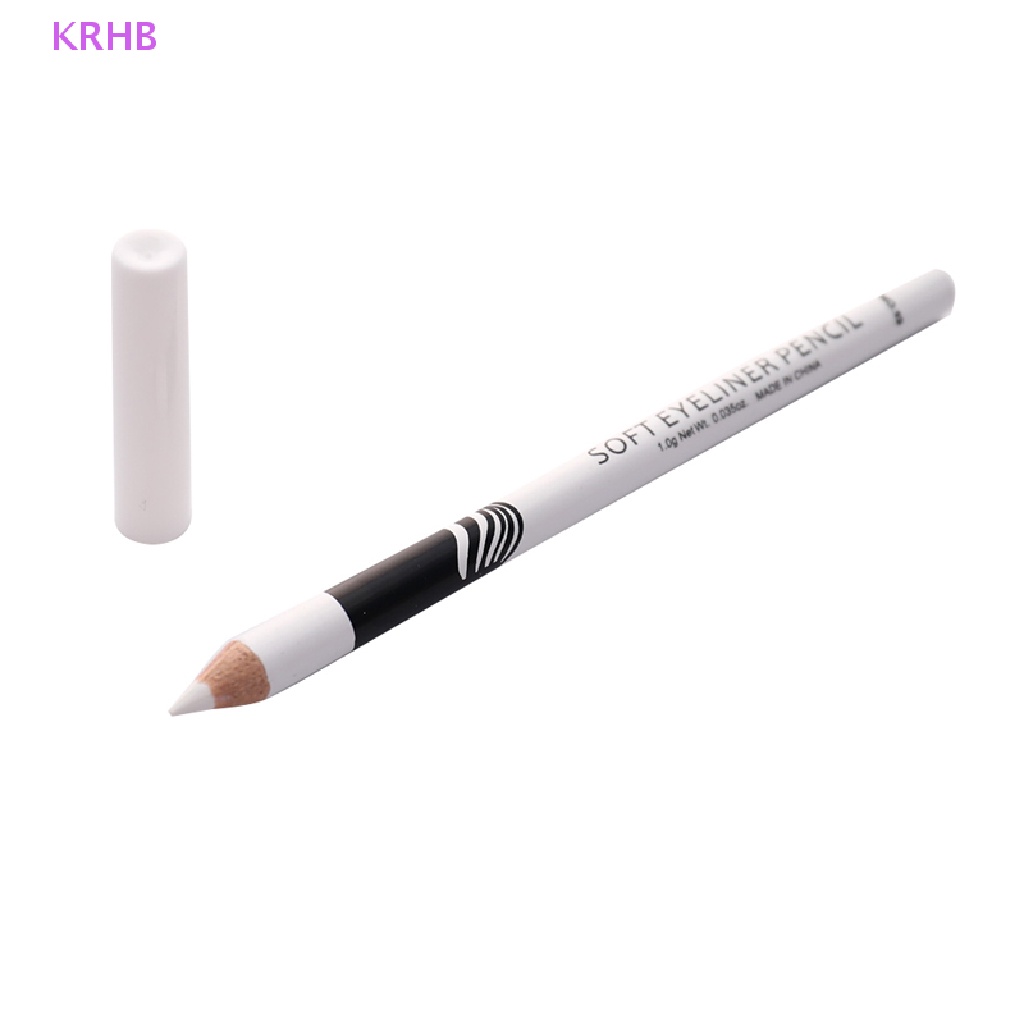 Set 12 Bút Kẻ Mắt Màu Trắng Mềm Mượt Chống Thấm Nước Độc Đáo