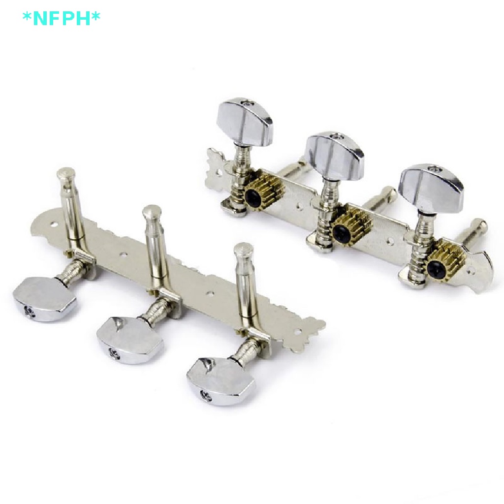 Núm Vặn Điều Chỉnh Dây Đàn Guitar Cổ Điển Bằng Kim Loại 3L 3R Mới