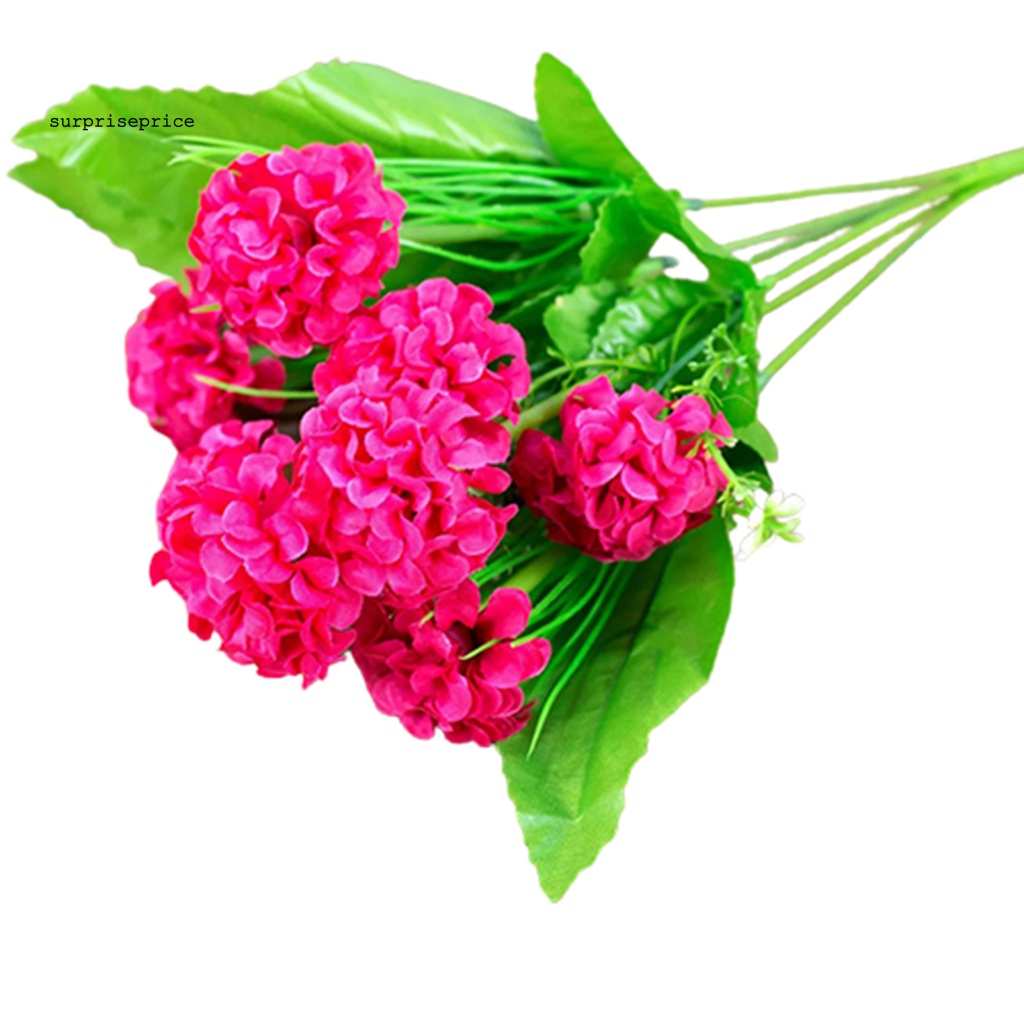 Bó Hoa Cẩm Tú Cầu Giả 9 Bông Trang Trí Tiệc Cưới