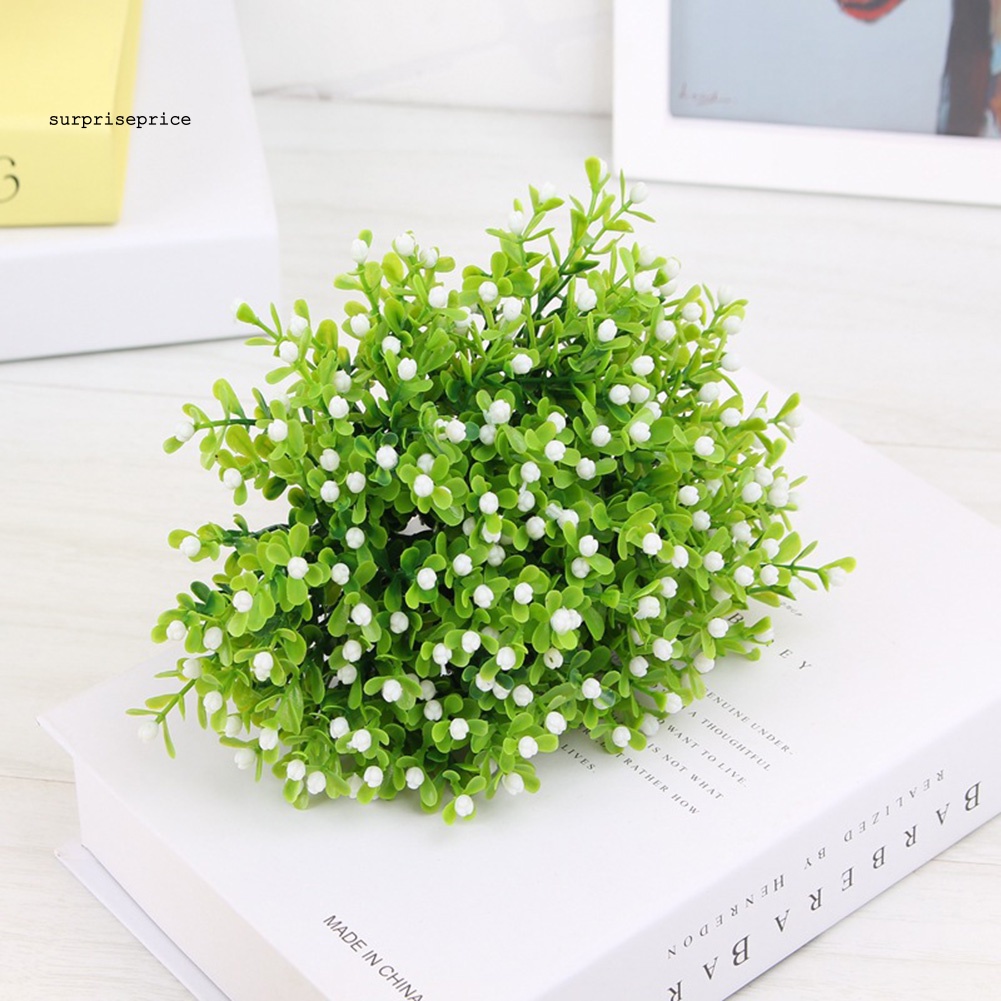 Set 10 Bông Hoa Aglaia Giả Dùng Trang Trí Tiệc Cưới / Sân Vườn DIY