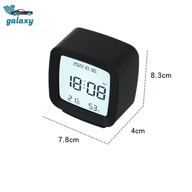 Galaxy Đồng Hồ Báo Thức Điện Tử Màn Hình Kỹ Thuật Số Hiển Thị Ngày Và Nhiệt Độ Và Độ Ẩm Trang Trí Nhà