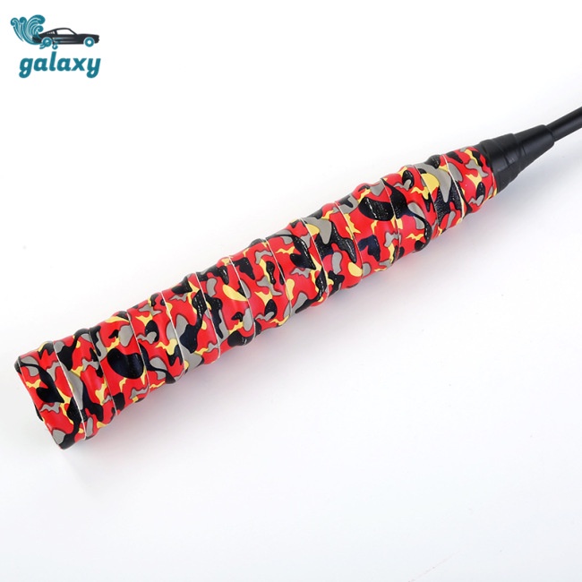 Galaxy Băng Quấn Tay Cầm Vợt Cầu Lông Bằng Pu Họa Tiết Rằn Ri Chống Trượt Thấm Hút Mồ Hôi