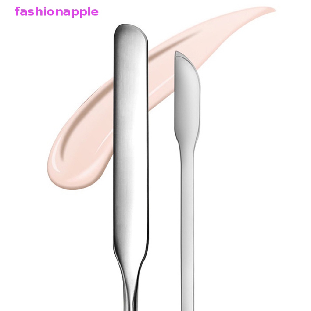 1 Cây Trộn Phấn Trang Điểm Hai Đầu Bằng Thép Không Gỉ