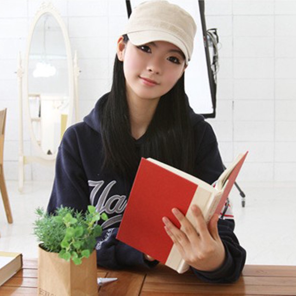 Mũ Lưỡi Trai Màu Trơn Thoáng Khí Thời Trang Mùa Hè