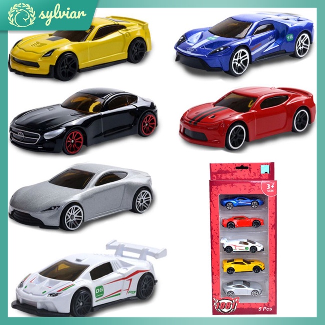 Set 5 Mô Hình Xe Hơi Đồ Chơi Tỉ Lệ 1: 60 Cho Bé