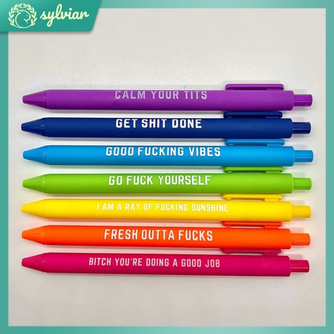 Set 11 Bút Bi Kim Tuyến Vui Nhộn Cho Học Sinh