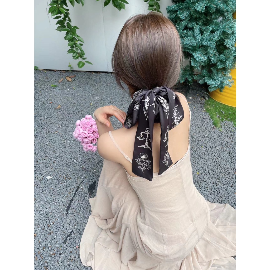 Dây Buộc Tóc Ruy Băng Dài Thời Trang Hàn Quốc