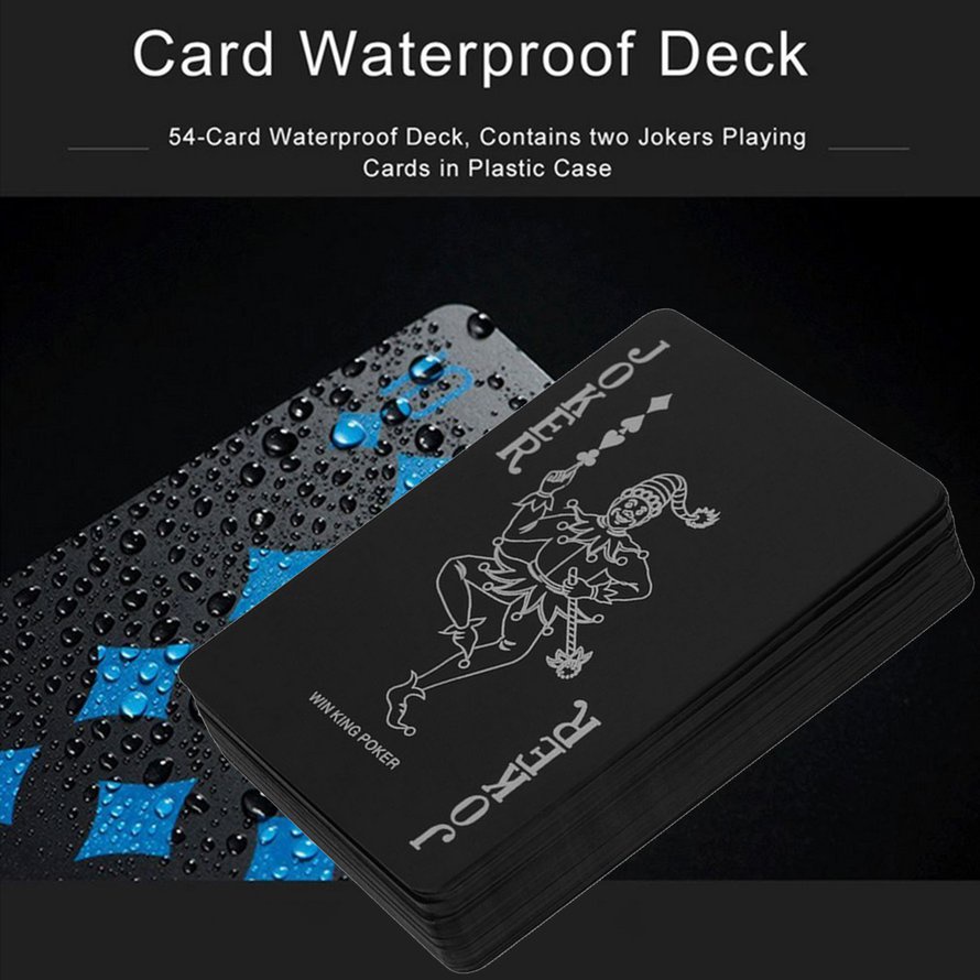Poker Waterproof PVC Plastic Playing Cards Set Classic Magic Tricks Tool