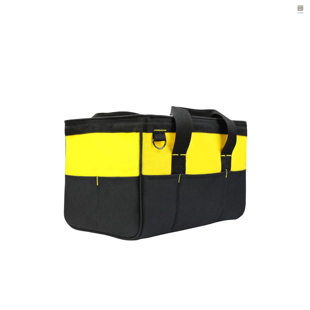 Túi Vải Oxford 600D Miệng Rộng Đa Năng Có Khóa Kéo Với Tay Cầm Mang Theo Tiện Dụng