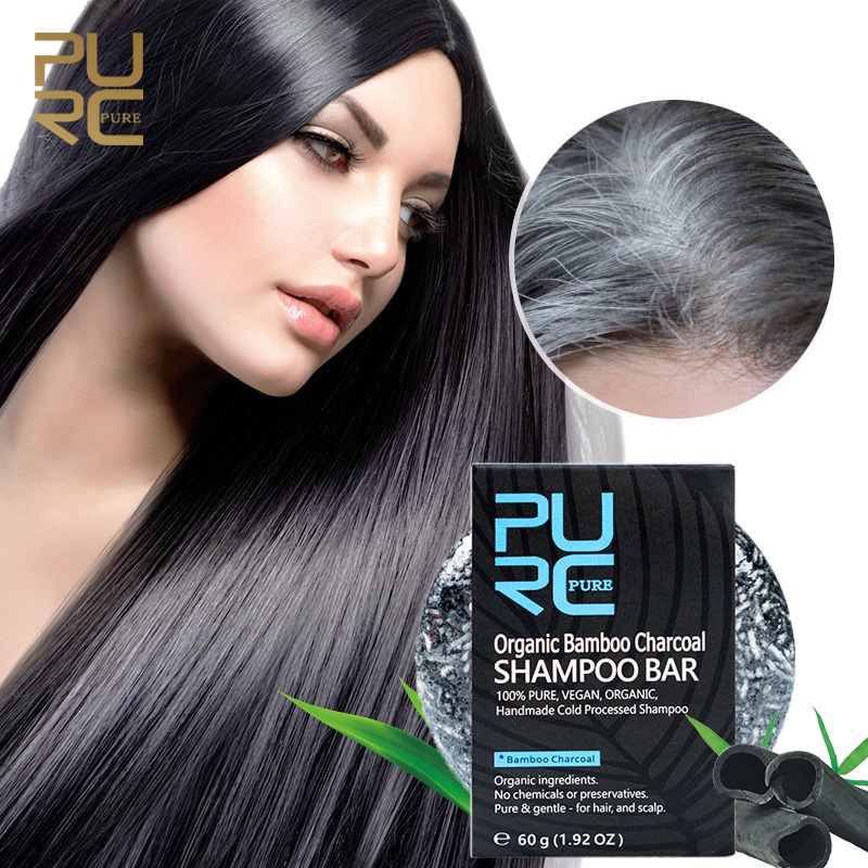 Dầu Gội Nhuộm Tóc Than Tre Màu Xám Trắng Đen Chất Lượng Cao