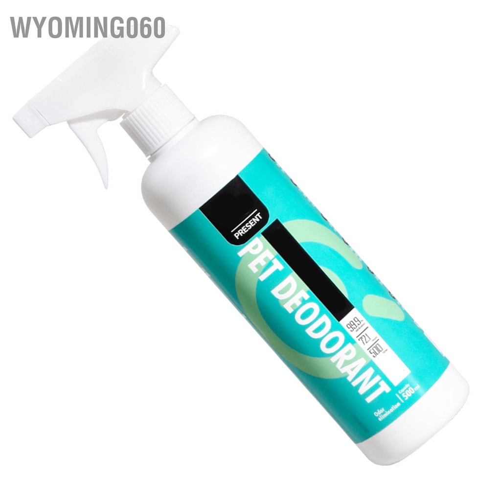 Wyoming060 Xịt Khử Mùi Cho Thú Cưng Chuyên Nghiệp Chiết Xuất Thực Vật Lâu Dài Dư Lượng Chó Mèo Trong Nhà 500Ml