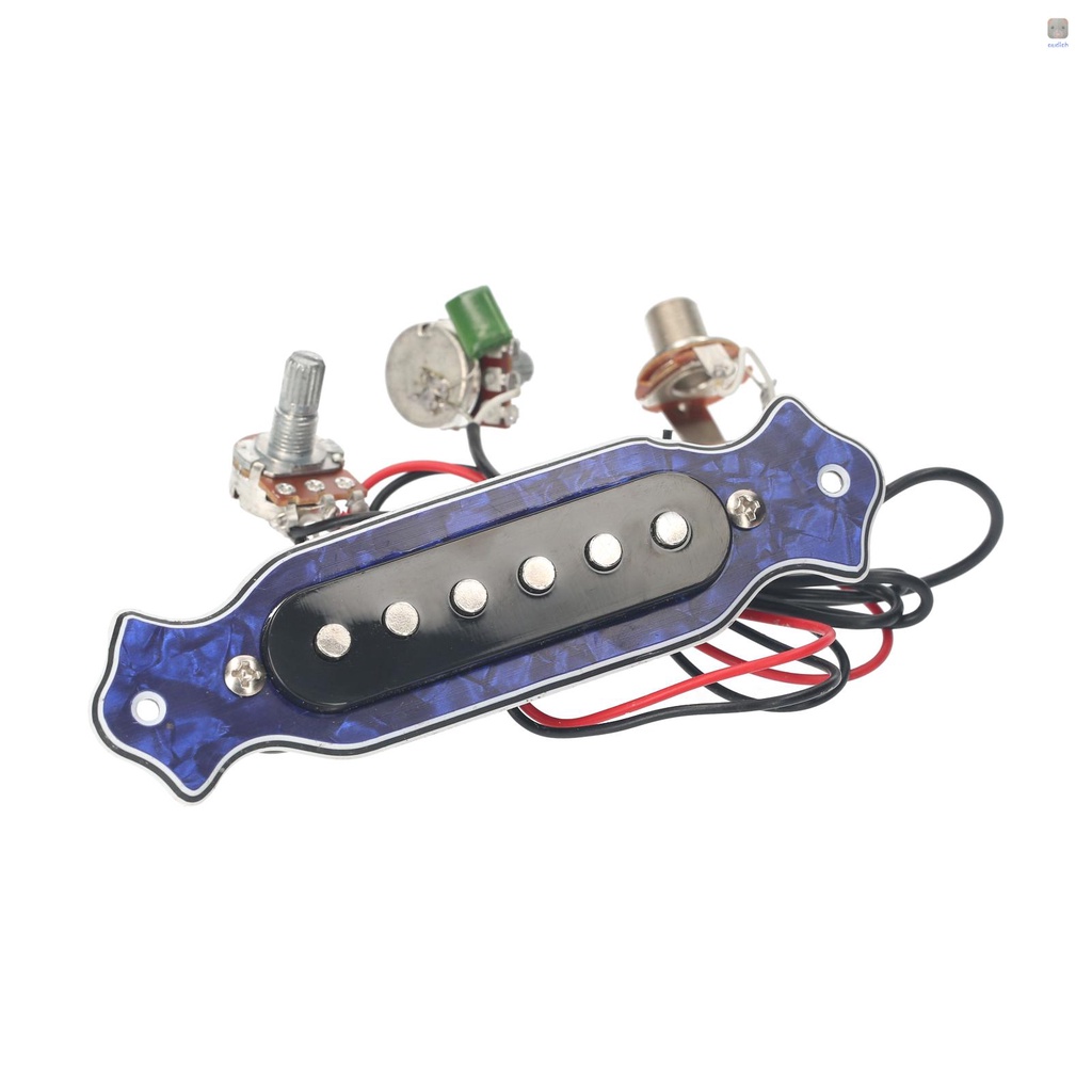 Bộ Pickup Chỉnh Âm Lượng Jack 6.35mm Cho Đàn Guitar Điện