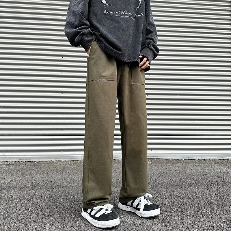 Quần Dài Dáng Rộng Phong Cách Đường Phố Mỹ Thời Trang Xuân Hè Cá Tính Cho Nam
