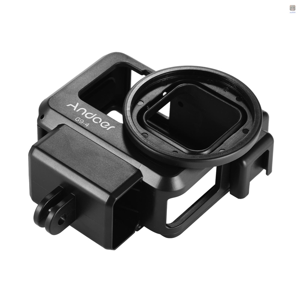 Khung Nhựa Andoer G9-4 Bảo Vệ Máy Quay Hành Trình Với Bộ Lọc Lạnh Kép 55mm Thay Thế Chuyên Dụng Cho 9
